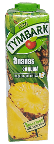 TYMBARK Pulpa Ananas 1l